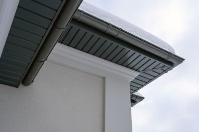 Gutter Covers on Commercial Building